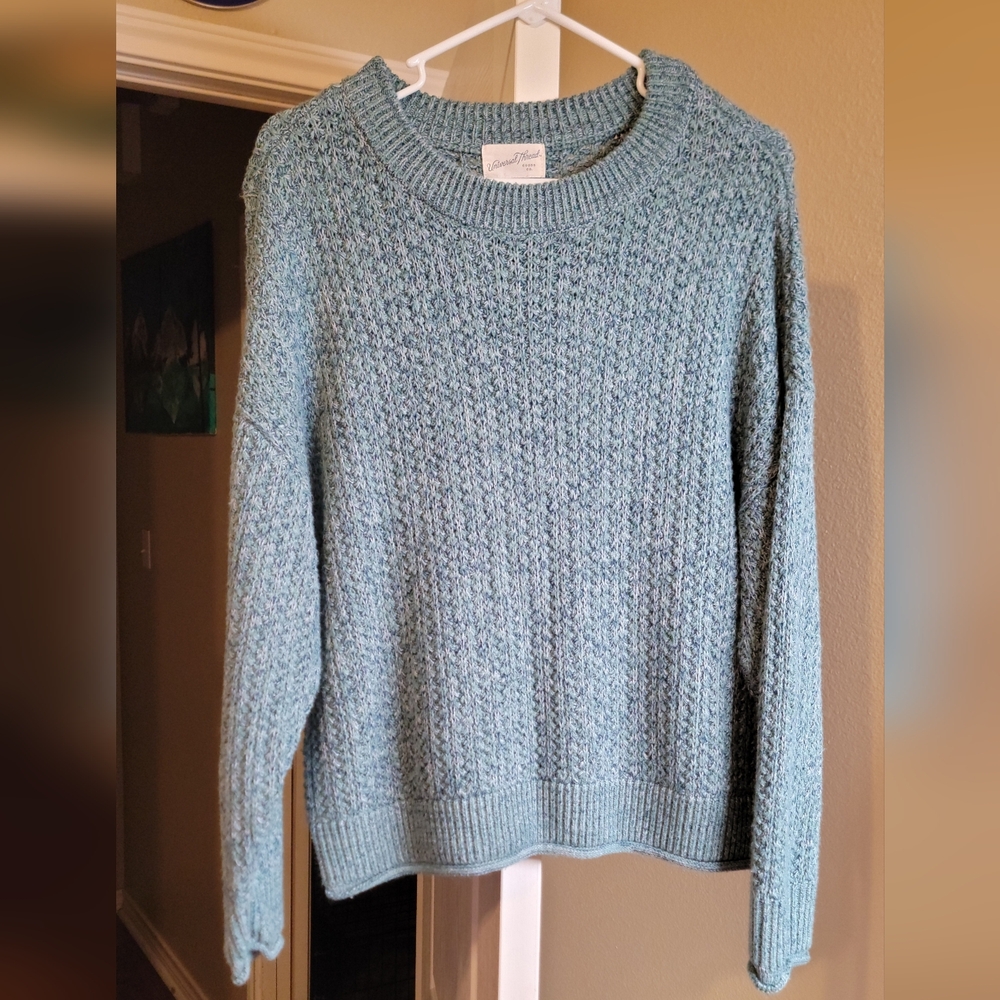 Universal Thread Textured Teal Sweater
